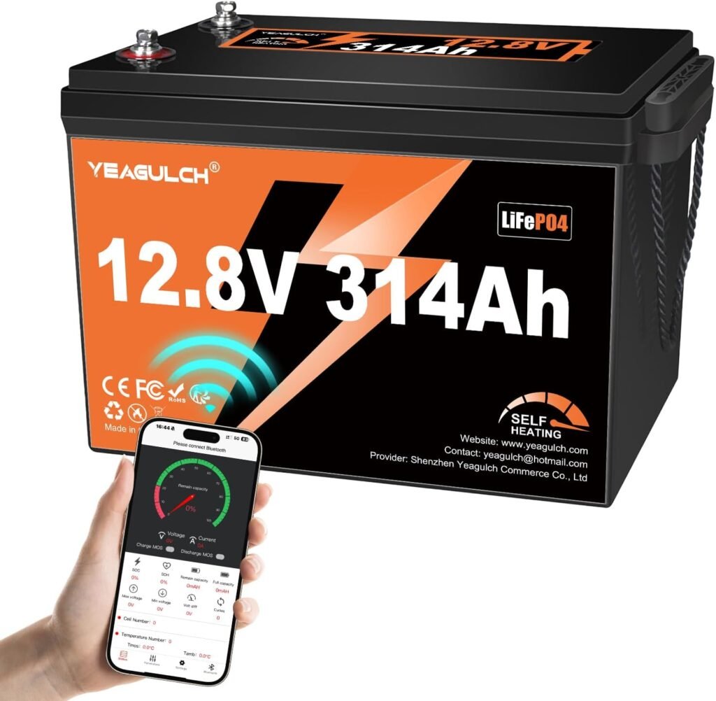 2 Packs 12V 300Ah (314Ah) LiFePO4 Battery 200A BMS 4019Wh Lithium Iron Phosphate Battery Up to 15000+ Deep Cycles Perfect for RV Camping Marine Solar Energy Storage Backup Power 2 Packs 12V 300Ah (314Ah) LiFePO4 Battery 200A BMS 4019Wh Lithium Iron Phosphate Battery Up to 15000+ Deep Cycles Perfect for RV Camping Marine Solar Energy Storage Backup Power