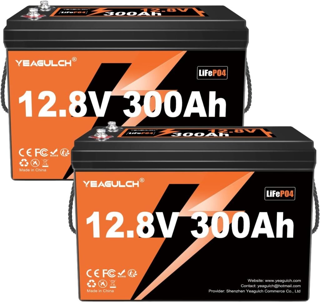 2 Packs 12V 300Ah (314Ah) LiFePO4 Battery 200A BMS 4019Wh Lithium Iron Phosphate Battery Up to 15000+ Deep Cycles Perfect for RV Camping Marine Solar Energy Storage Backup Power 2 Packs 12V 300Ah (314Ah) LiFePO4 Battery 200A BMS 4019Wh Lithium Iron Phosphate Battery Up to 15000+ Deep Cycles Perfect for RV Camping Marine Solar Energy Storage Backup Power