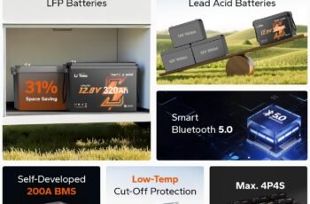 LiTime12.8V 320Ah Mini LiFePO4 Battery review