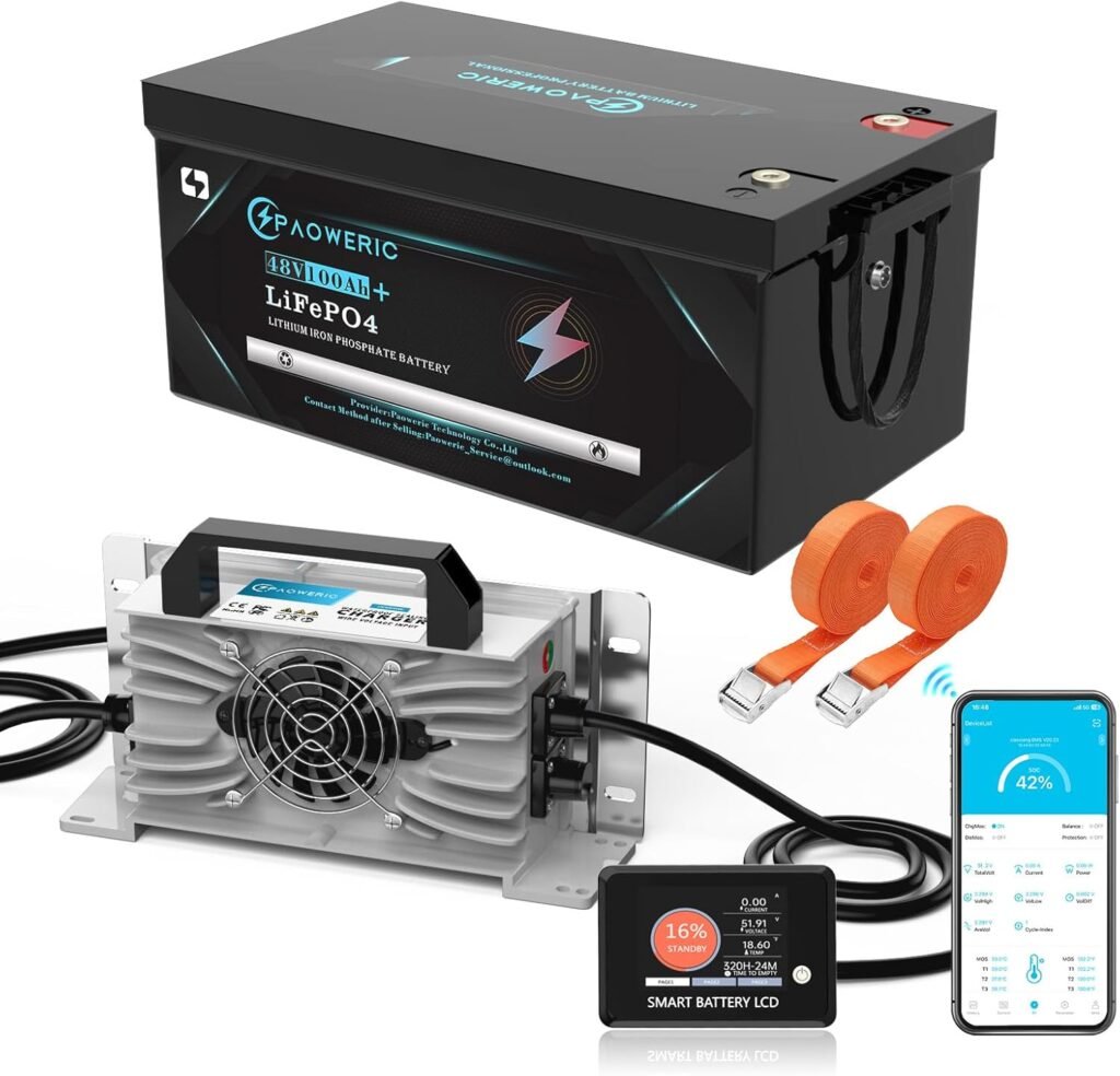 36V 135Ah Lithium LiFePO4 Battery, 200A BMS, 10000+ Deep Cycle LiFePO4 Rechargeable Battery for Golf Cart, RV, Trolling Motor, Off-Grid, Solar System 36V 135Ah Lithium LiFePO4 Battery, 200A BMS, 10000+ Deep Cycle LiFePO4 Rechargeable Battery for Golf Cart, RV, Trolling Motor, Off-Grid, Solar System