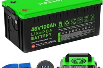 48V 100Ah LiFePO4 Battery with 20A Charger review