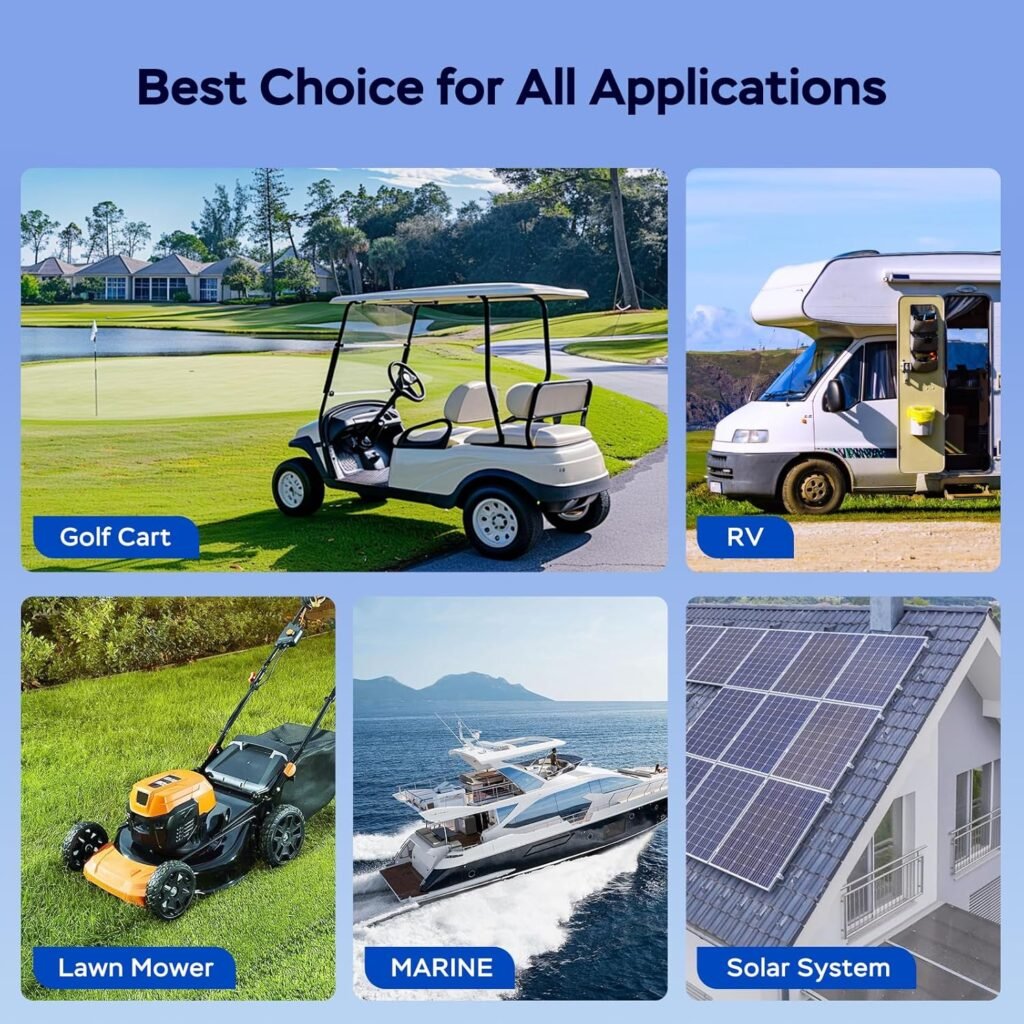 48V 100Ah Lithium Battery Golf Cart Battery with 18A Lithium Charger, Upgraded 200A BMS System, LCD Monitor, 48V 100Ah LiFePO4 Complete Upgrade Kit,10.24kW Output, Prefect for Golf,RV,Solar System 48V 100Ah Lithium Battery Golf Cart Battery with 18A Lithium Charger, Upgraded 200A BMS System, LCD Monitor, 48V 100Ah LiFePO4 Complete Upgrade Kit,10.24kW Output, Prefect for Golf,RV,Solar System