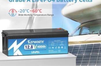 KEPWORTH 12.8V 400Ah LiFePO4 Battery review