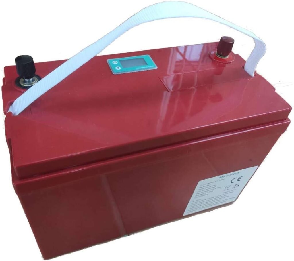 MarineNow LiFePO4 Deep Cycle Battery - 100Ah 12v with Built-in BMS - 2000-5000 Deep Cycle Rechargeable Battery Marine/RV/Solar Off Grid