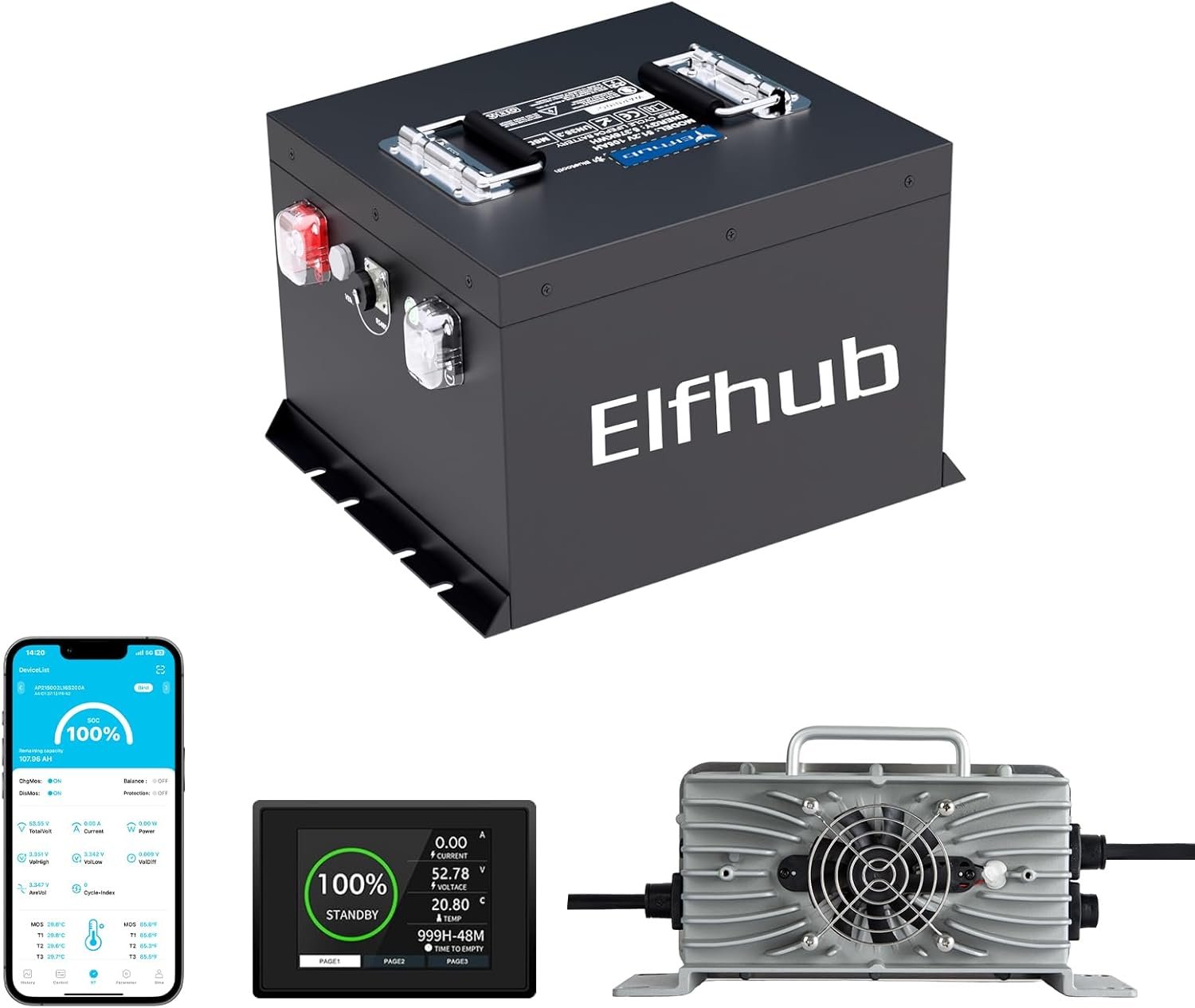 48V 105Ah Mini Lithium Golf Cart Battery review