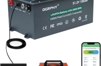 OGRPHY 48V 102Ah Lithium Golf Cart Battery review