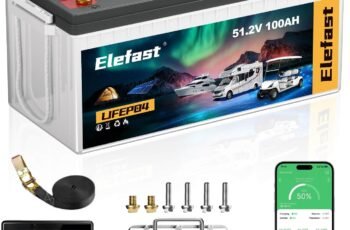 48V Lithium Battery Golf Cart,48V 100AH Golf Cart Batteries with 58.4V 18A Charger and LCD Touch Monitor,Built-in Smart 200A BMS and Bluetooth,Peak Current 1000A,Perfect for Ezgo,Yamaha,Club Car