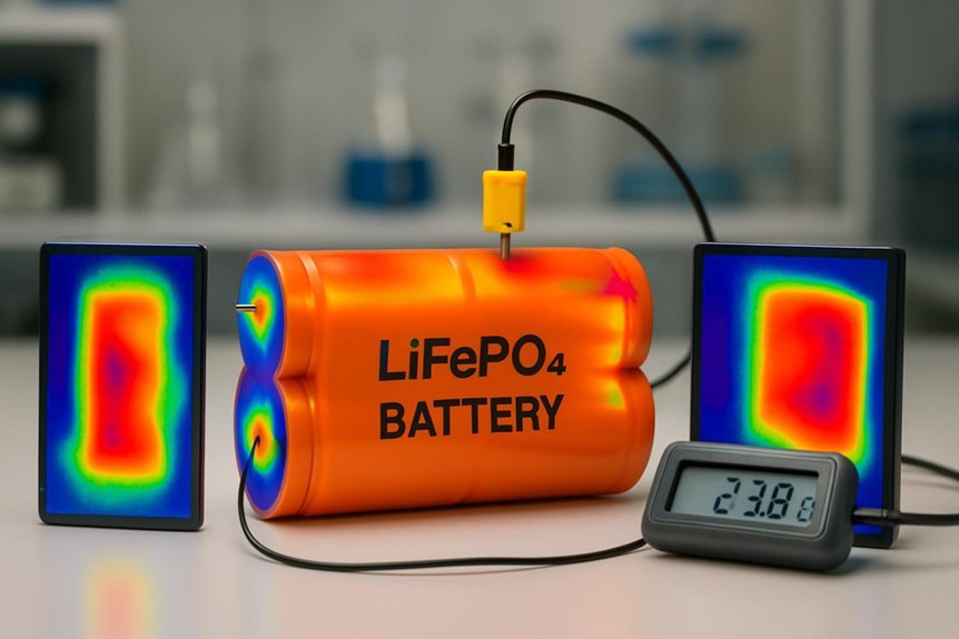lifepo4 safety stability heat