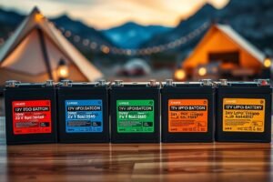 5 Best 12V LiFePO4 Batteries for Reliable Power on the Go