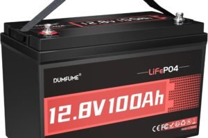 DUMFUME 12V 100Ah LiFePO4 Battery Group 31 Lithium Battery 100A BMS