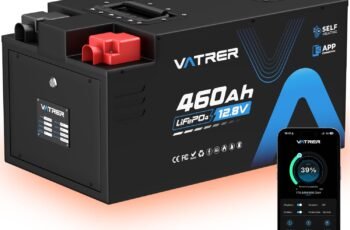 VATRER POWER 12.8V 460Ah Self-Heating LiFePO4 RV Battery Review