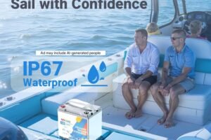 Redodo Two 12.8V Lithium Marine Batteries: 12V 100Ah Deep Cycle Battery